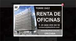 Desktop Screenshot of diezfenix.com.mx